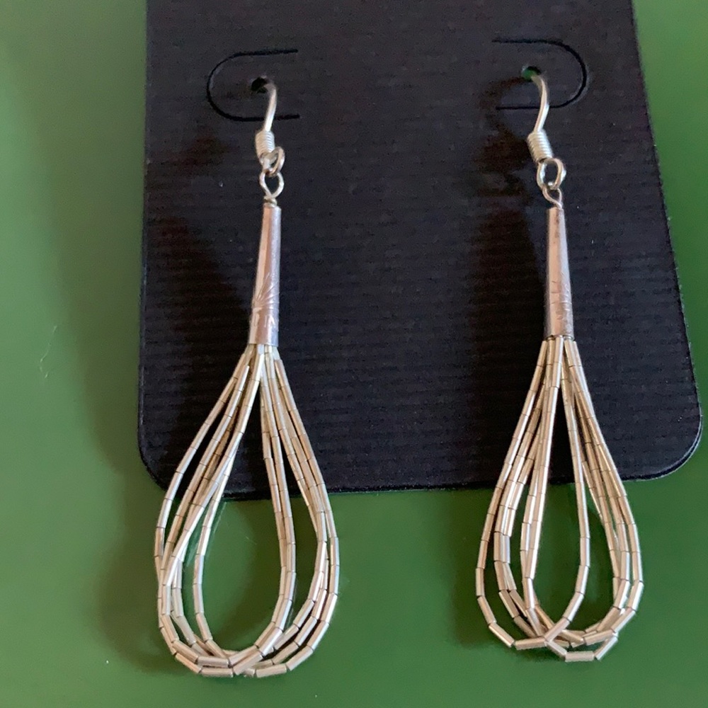 Sterling Silver Teardrop Earrings